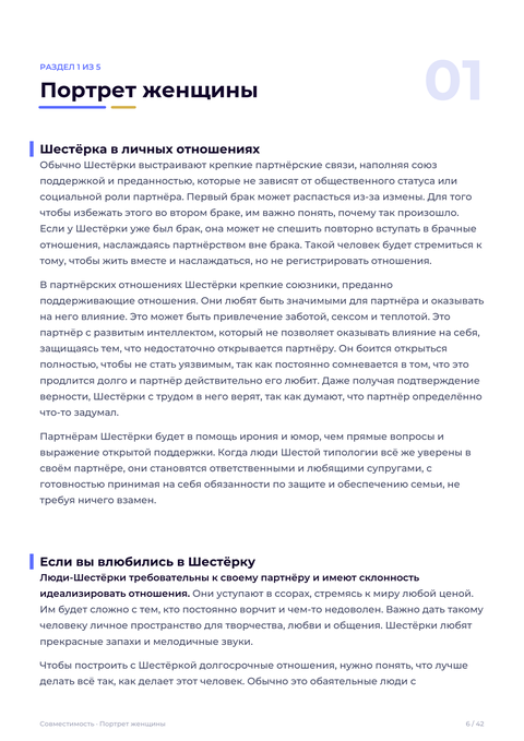 Портрет каждого партнёра
